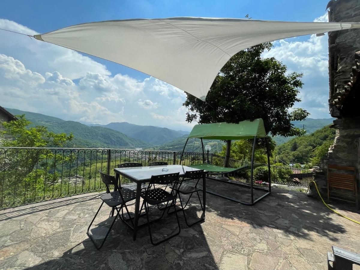 El Mirador - Brugnello Casa Con Vista A Picco Sul Trebbia Villa Ballerini Kültér fotó